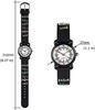 Kids Watch, 3D Cute Cartoon Silicone Band Wristwatch, Time Teacher Gift for Girls Boys (Black)
