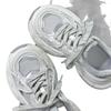 Platform Dad Shoes Women's 2025 Spring New Women's Mesh Breathable Women's Shoes Silver Heightening Casual Sports Shoes