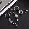 Sturdy Acrylic Rhinestones Keychain With Heart Designs Combines Styles And Durability For Everyday Carry