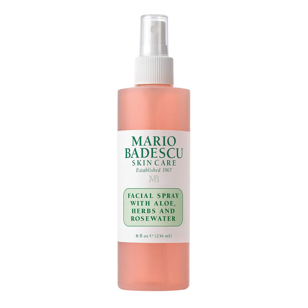 Spray Facial Mario Badescu cu Aloe, Plante și Apă de Trandafiri - Pentru Toate Tipurile de Piele 236ml/8oz (Import paralel)