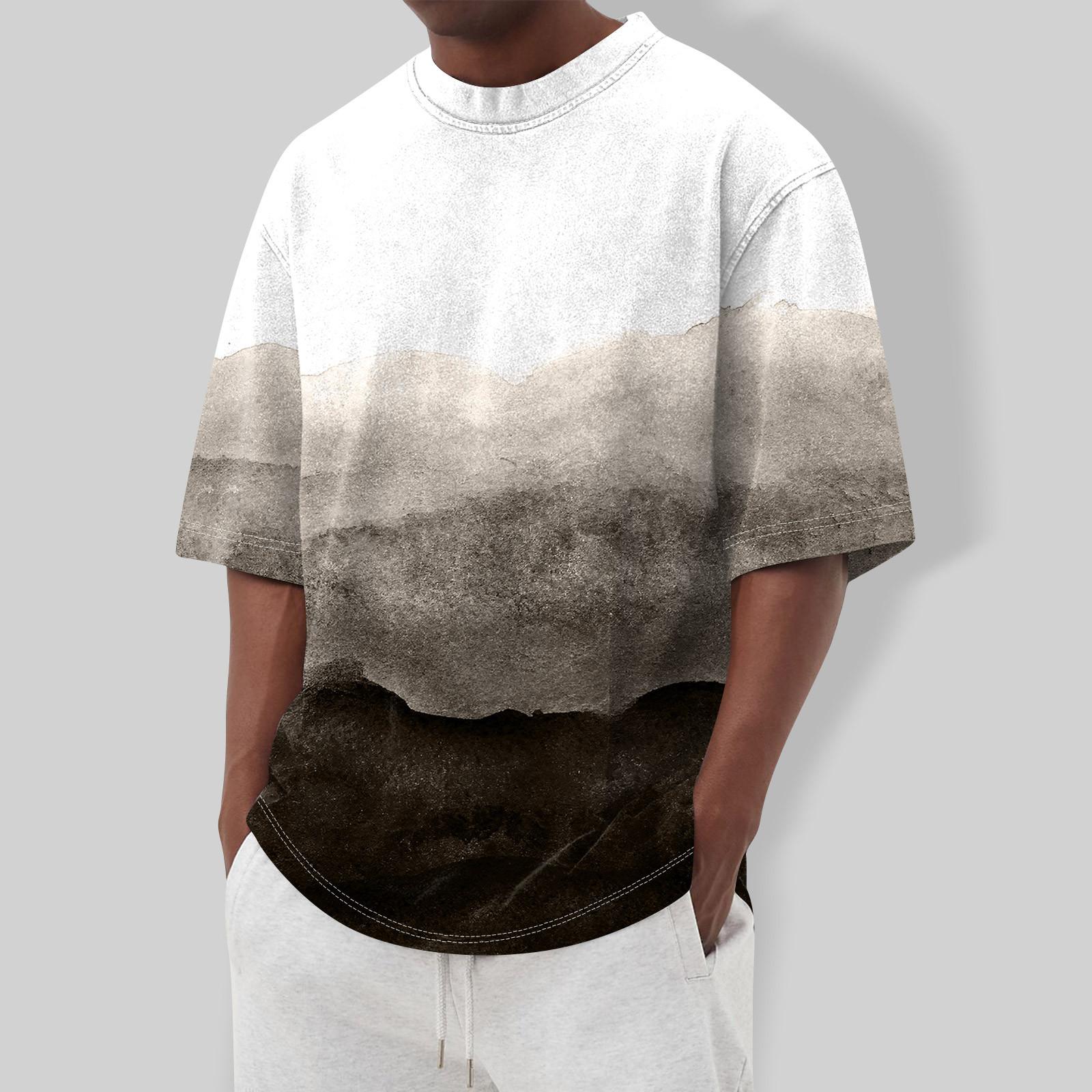 

Мужская футболка Футболки с графическим текстом Pool3D печать Уличная повседневная одежда с короткими рукавами и принтом Базовая одежда S