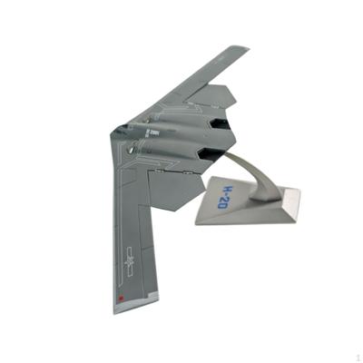 1/200 H-20 Strategic Fighter Model Aircraft Airplane Educational Tool with Stand Ornament for