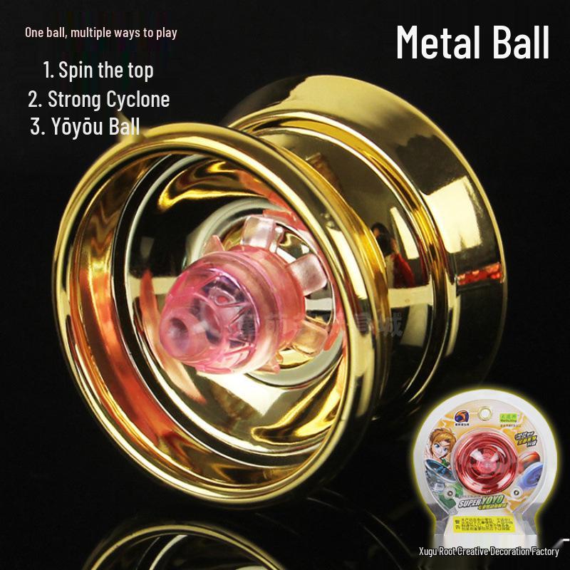 Miracle Girl Luminous Metal Yo-Yo with Automatic Retraction for Kids