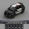 MOC City Polices Explorer Car Building Blocks US SWAT Shields Vehicle Patrol Sets Speed Champions Bricks Model Toys for Kids