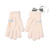 Full Finger Cute Warm Gloves Nylon  Gloves Harajuku Knitted Mittens  Outdoor