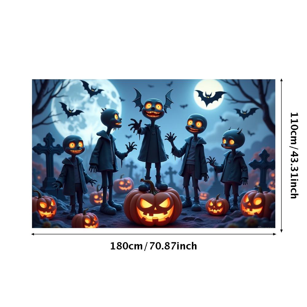 Haunted Prop Gothic Elements Spooky Scene Horror Theme Night Scene Event Banner For Haunted House Themed Party Outdoor Decor