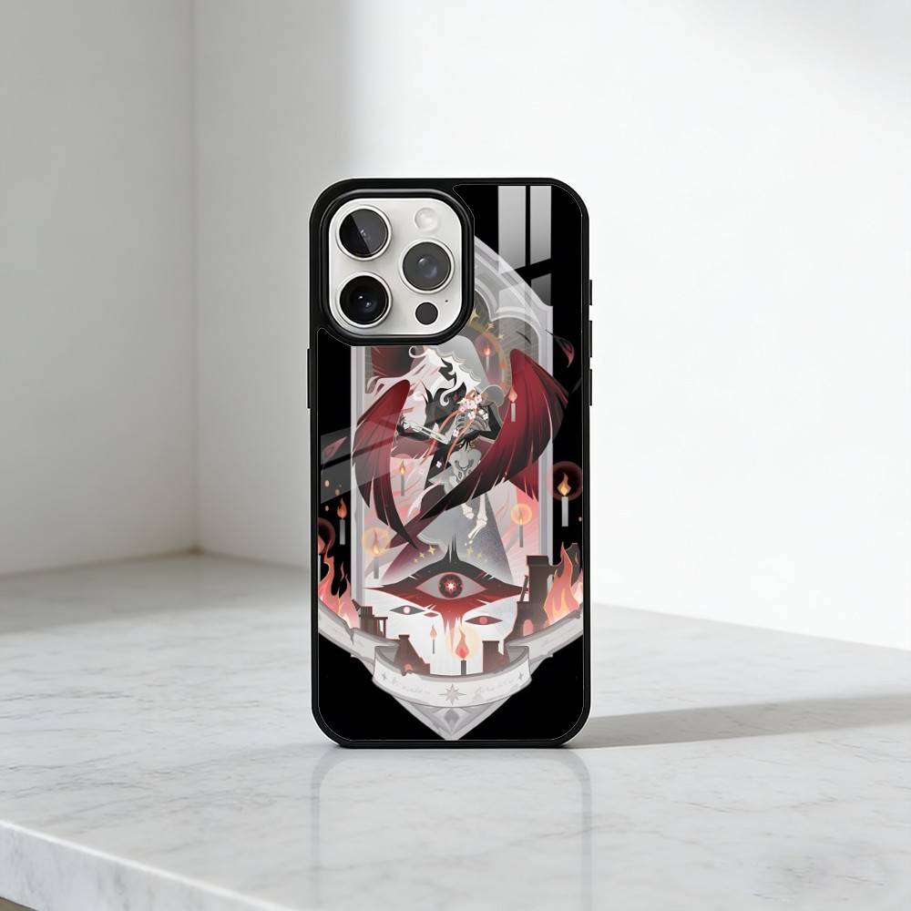 

L-Lunar A-Arcanum Cards Printed Phone Case For iPhone17,16,15,14,13 Plus,Pro Max Magnetic For Magsafe Wireless Charging iPhone11PRO