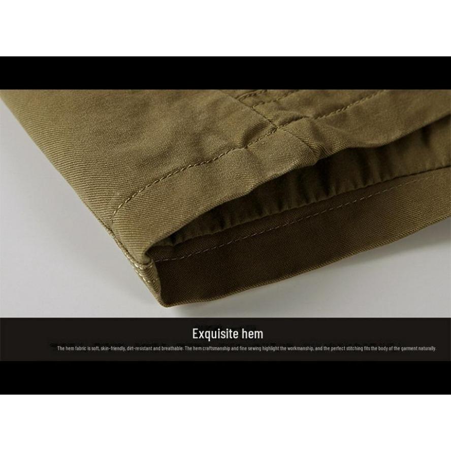 Men's Mid-Length Loose-Fit Jacket for Spring & Autumn - Large Size, Casual Style for Middle-Aged Men