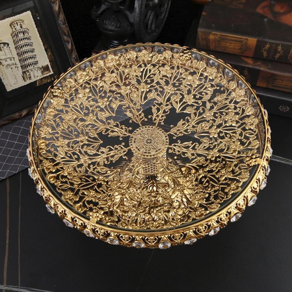 Elegant Glass Fruit Bowl with Pedestal Base for Desserts and Snacks
