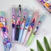 Kpop Demon Hunter Series Gel Pen Blind Box 0.5mm Black Ink Push Type Anime Cartoon Pens Student Writing School Supplies