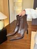 Maillard! Brown Pointed High-heeled Short Boots Women's Autumn and Winter New Retro Versatile Stiletto Boots