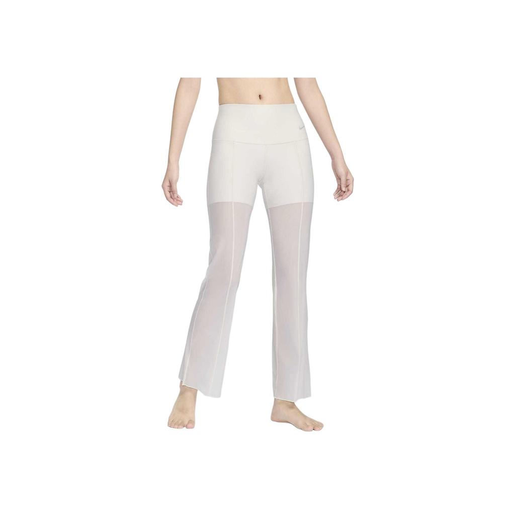 Nike Zenvy Dri-Fit Solid Quick-Dry High-Waisted Lightweight Casual Pants Women Bottoms Light-Brown FV7895-104