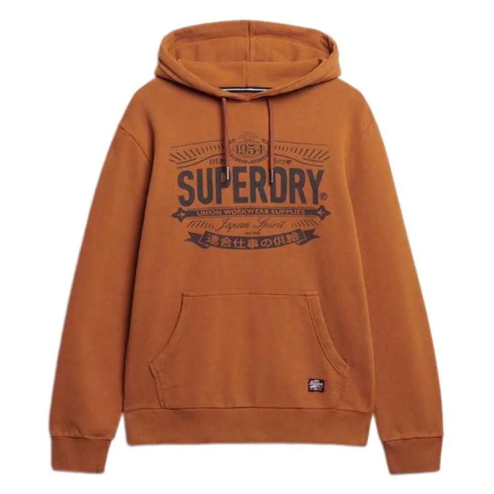 Superdry Толстовка с капюшоном Heritage Brand Relaxed Fit EU 2XL