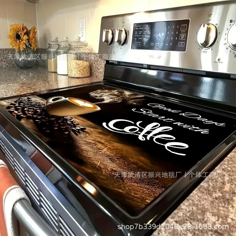 Cute Cat Print Rubber Drying Mat for Kitchen and Coffee Shop Use