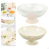 Decorative Pedestal Bowl Detachable Drainage Minimalist Serving Tray Fruit Basket for Drawing Room