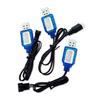7.4V Battery USB Charger Cable for Car and Drones with SM2.0 3P 4P XH 3P Port Connectors