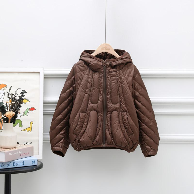 

Детская верхняя одежда для детей, зимняя одежда, парки для девочек-подростков, утепленные хлопковые парки, утепленные повседневные куртки с принтом 160cm коричневый