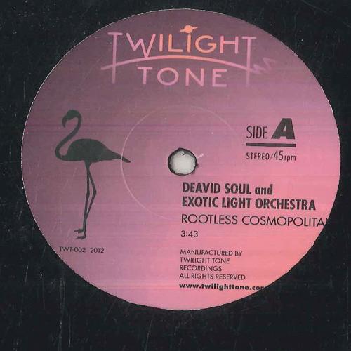 

7-дюймовая пластинка DEAVID SOUL EXOTIC LIGHT ORCHESTRA Rootless Cosmopolitan Step Across TWT002 TWILIGHT TONE 2012 Япония Танцевальная Электроника Б/У