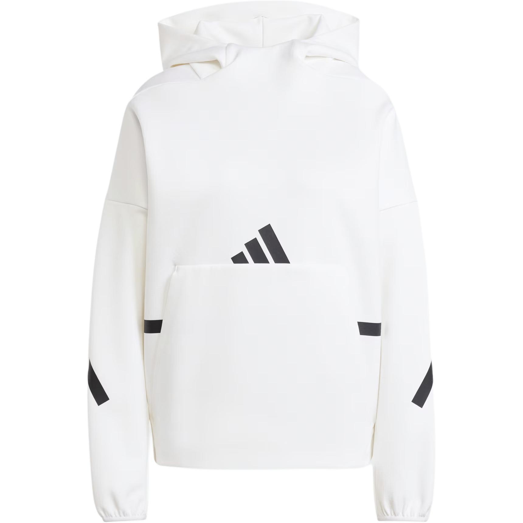 (WMNS) adidas Z.N.E. Hoodie Asia Sizing  White Black  Women s JI7553 XL