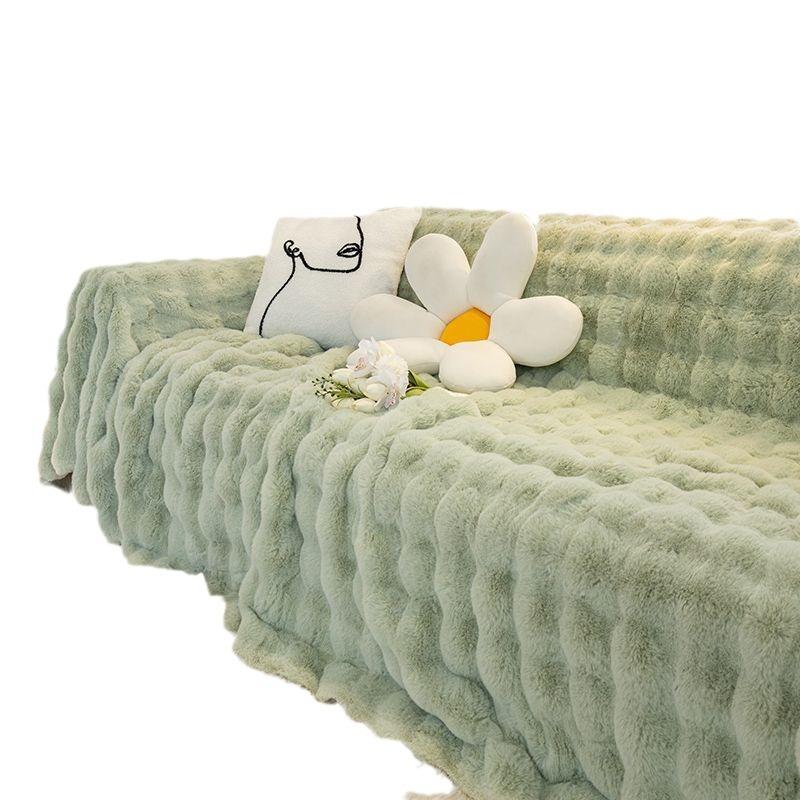 Einfacher Sofabezug aus Stoff, verdicktes Sofatuch, einteiliger universeller Sofabezug, Vollbezug, Deckenkissen