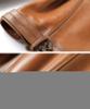 Women's Sheepskin Leather Motorcycle Jacket - Korean Style 2025 Spring/Autumn Outerwear