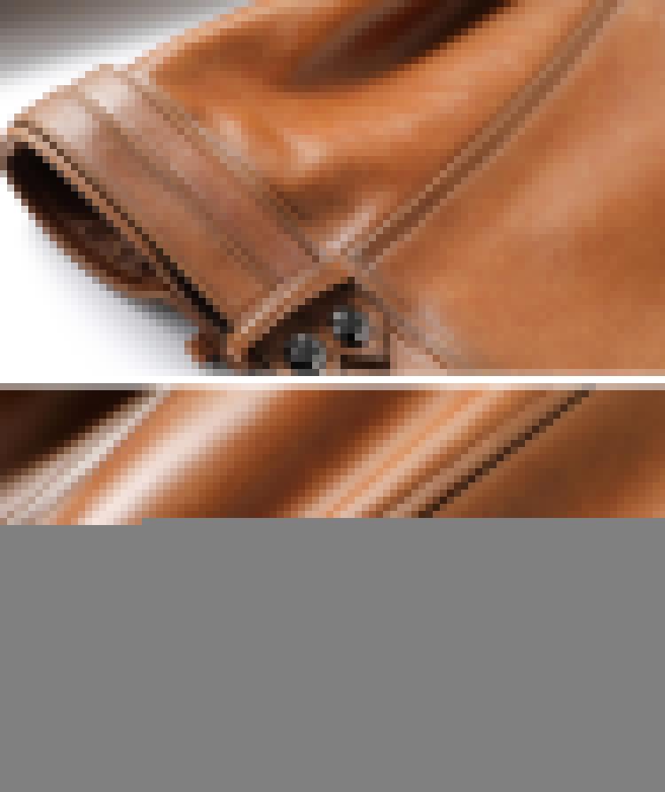 Women's Sheepskin Leather Motorcycle Jacket - Korean Style 2025 Spring/Autumn Outerwear