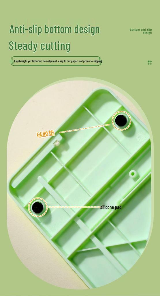 Dual Blade Portable Paper Cutter - Durable Sharp Craft & Office Knife for Students and Artists