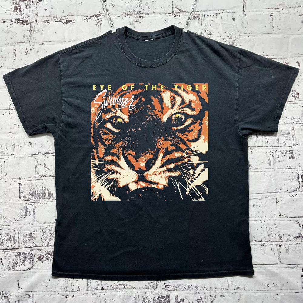 Survivor band Album Eye Of The Tiger Size S-5XL Unisex T-Shirt S