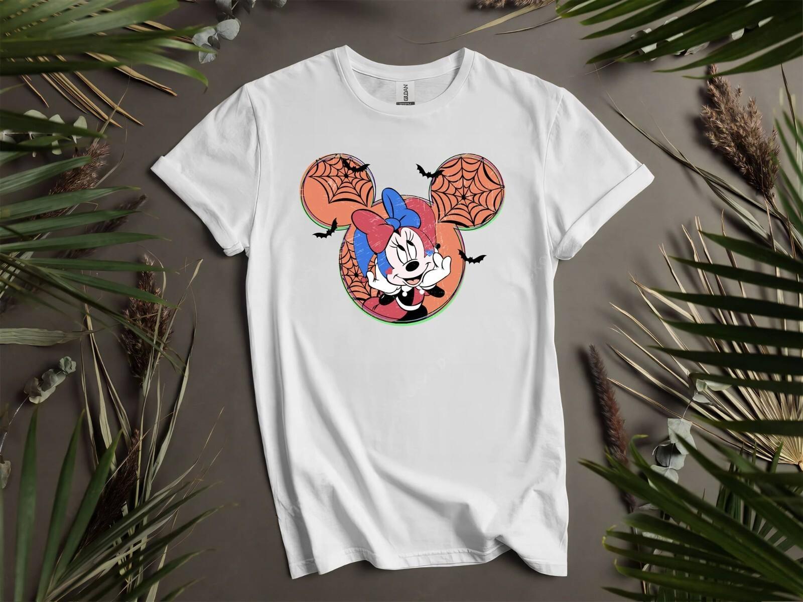 Minnie Mouse Halloween T-shirt T shirt Men Women Unisex Tshirt I194 S