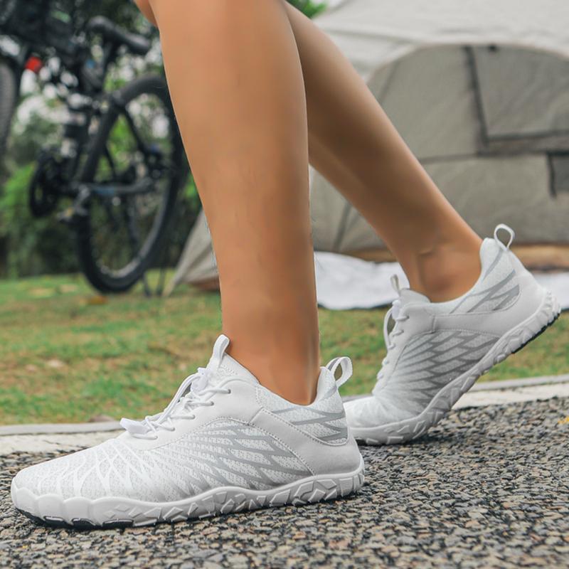 Fashion Men Waterproof Running Shoes Breathable Light Women Training Walking Sneakers Outdoor Trekking Slip-on Sports Shoes Riding Shoes