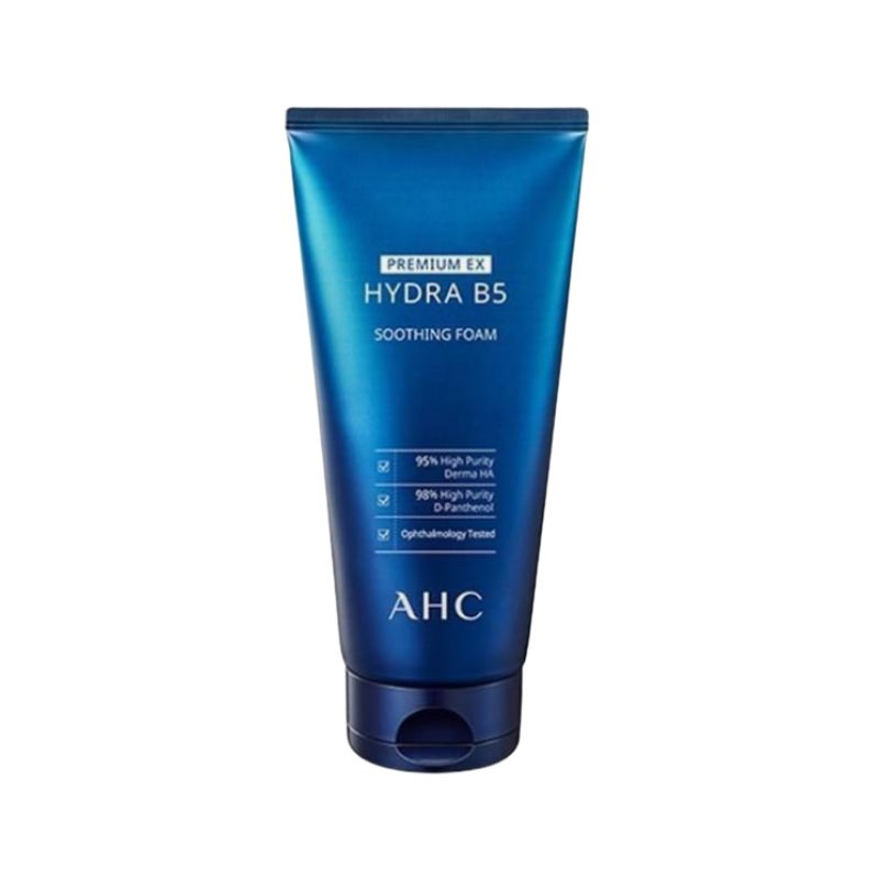 [AHC] Premium EX Hydra B5 Soothing Foam Cleanser (180ml x 2pcs) – 1+1 Hydrating & Soothing Set 180ml x 2ea