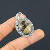 Wedding Gift For Her 925 Sterling Silver Natural Septarian Gemstone Pendant