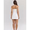 House of Same Style Minimalist Fancy Flattering Elegant White Strapless Dress Waist-Tight Slim Looking Dress Dress
