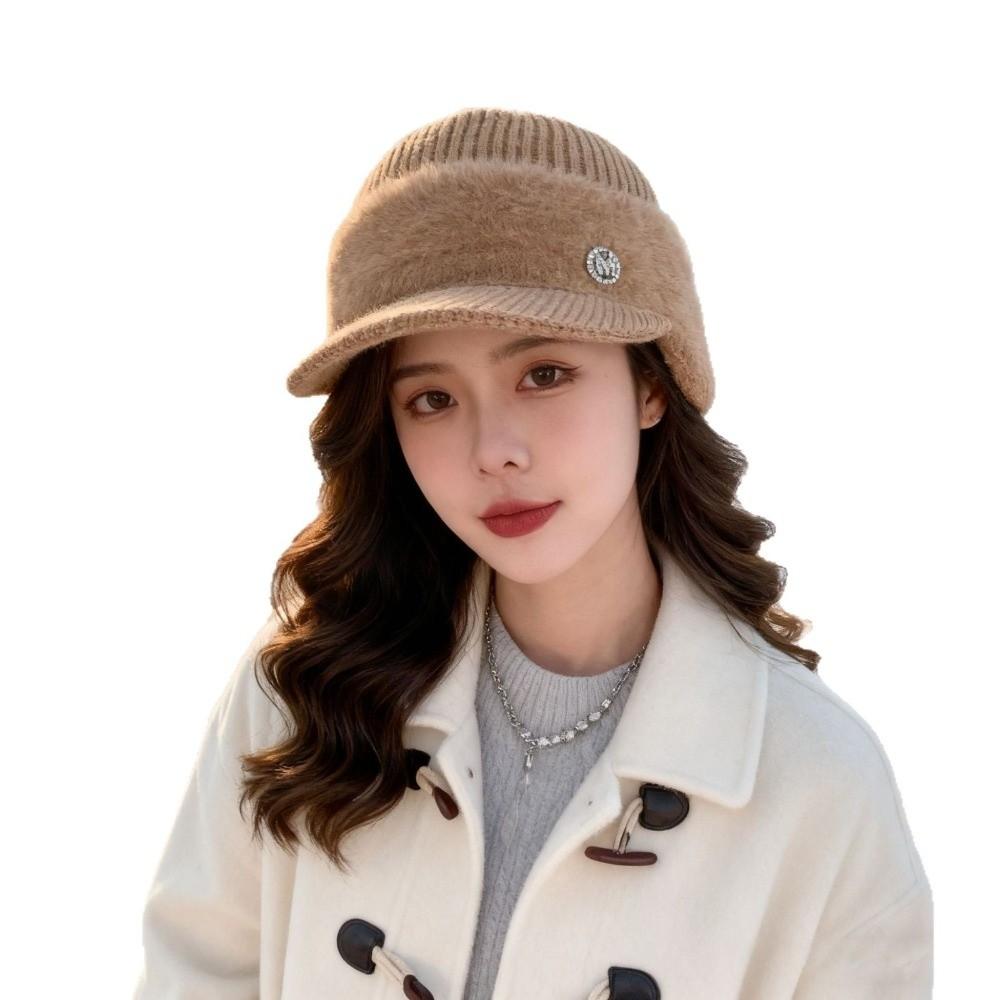 Thickened Winter Hat Warm Baseball Cap Casual Knitted Hat Outdoor
