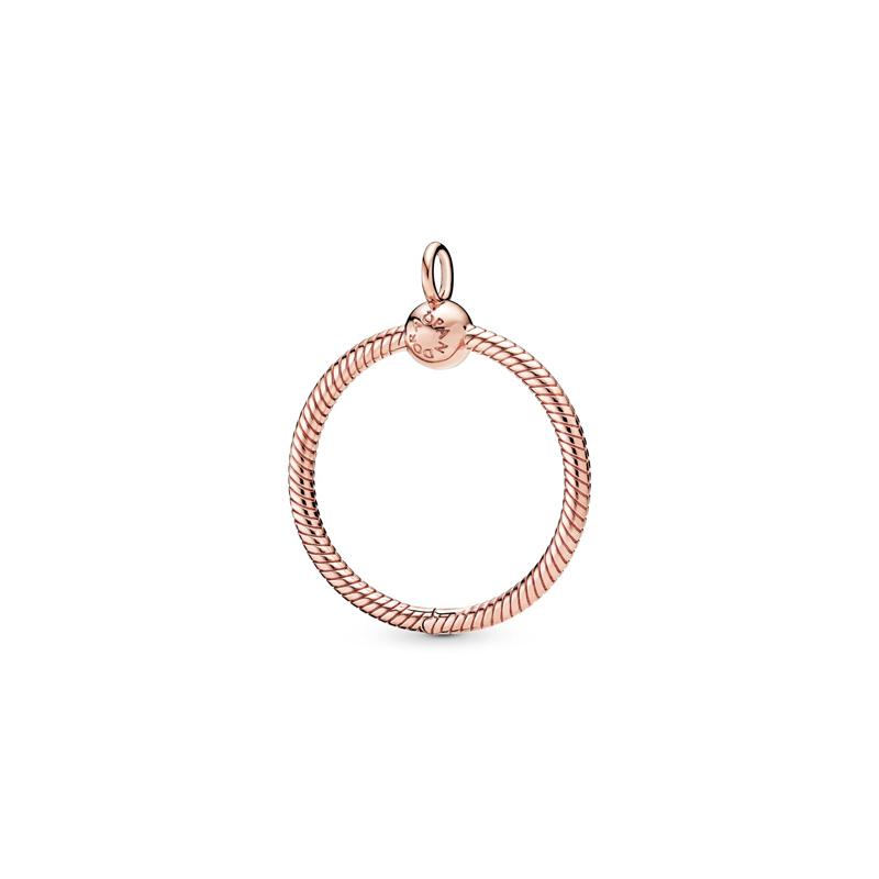 Pandora Moments Medium Rose Letter O Pendant 388256