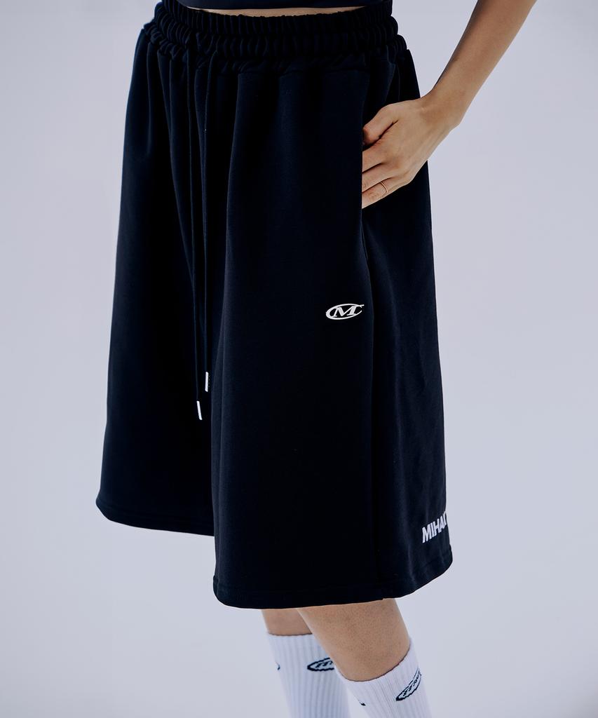 Mihag Metal Logo Bermuda Shorts (Black)