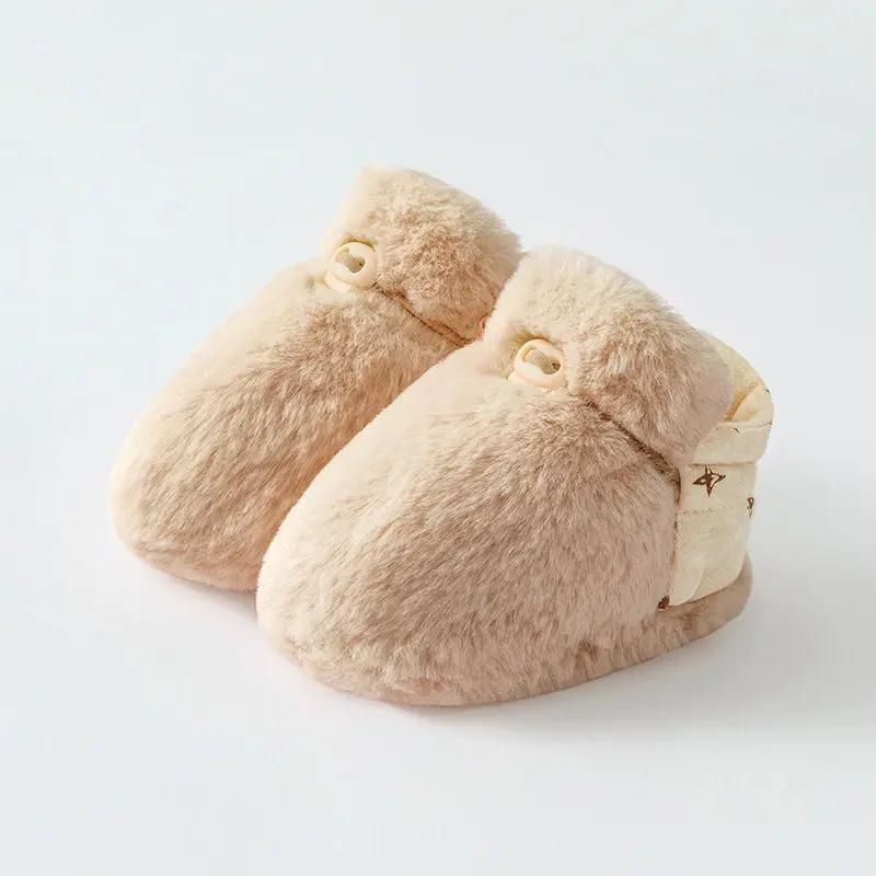 

Детская обувь Зимняя Хлопковая Детская Утолщенная Мягкая Подошва Обувь для Малышей Милая Обувь в Повседневном Стиле для Девочек Обувь для Новорожденных Детские Кроссовки insole13cm коричневый