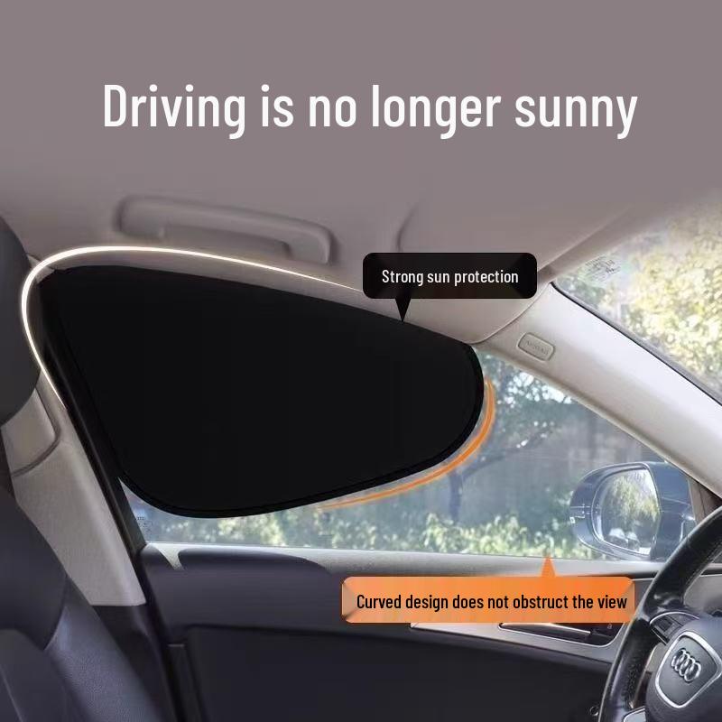 Car Sunshade Side Window Sun Blocker & Heat Insulation Blackout Curtain