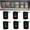 1PC Car LED DRL Fog Light POWER On Off Radar Parking Mirror Heat Switch Button with Wire for Suzuki Jimny Swift LANDY 2005-2010