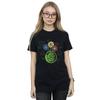 Marvel Womens/Ladies Hulk Flower Fist Cotton Boyfriend T-Shirt