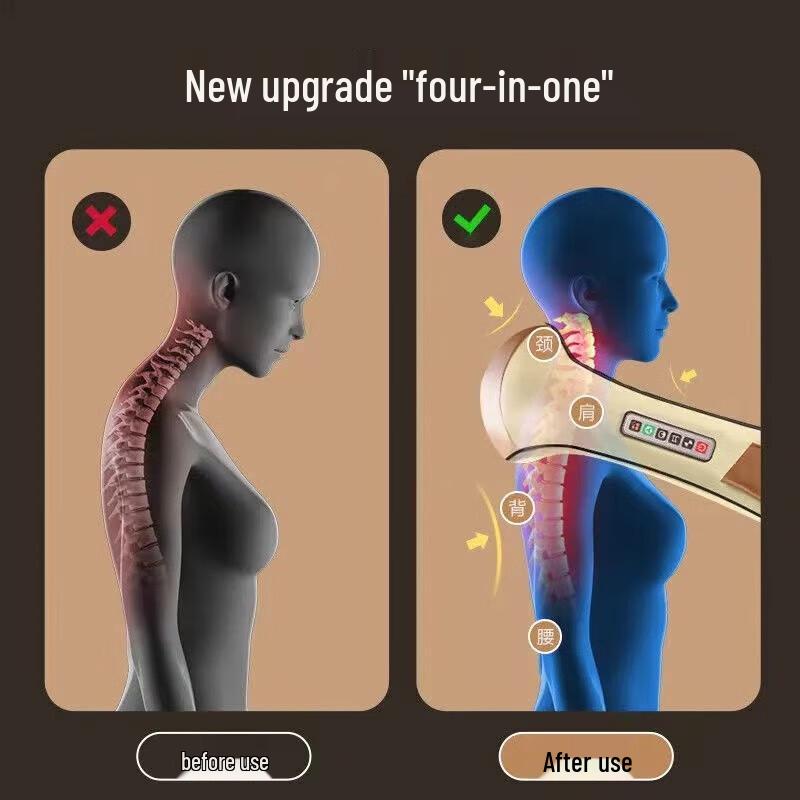 AUX Neck and Shoulder Kneading Massager CN plug (adapter included)