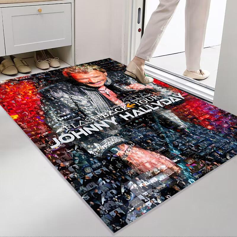 Johnny Lights Up Stage carpet printing Living room and bedroom mats Doormat Room Art