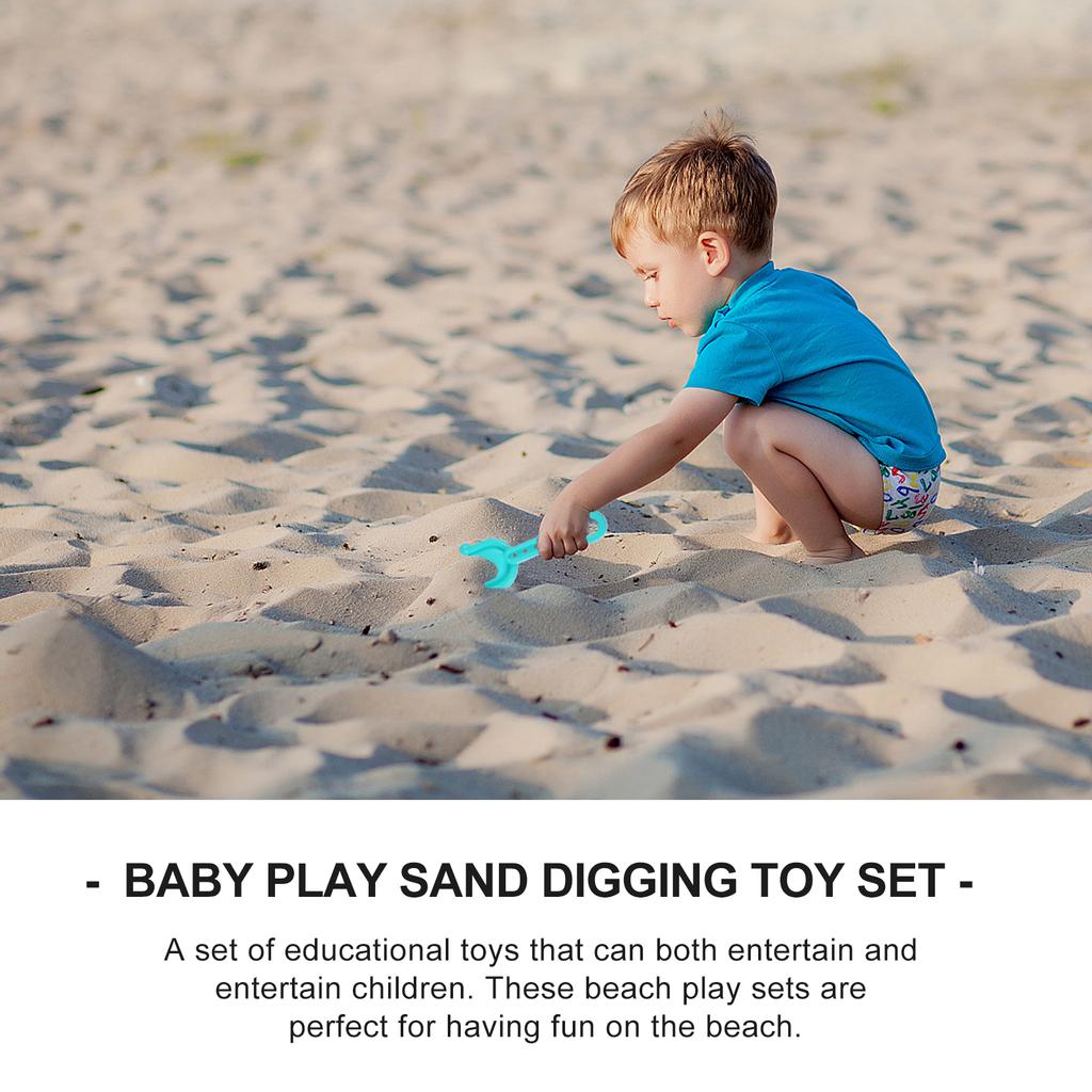 1 Set Kids Beach Toys Odorless Cute Safe Sand Playing Toy Sand Toy Kit Beach Toy Kit for Toddlers