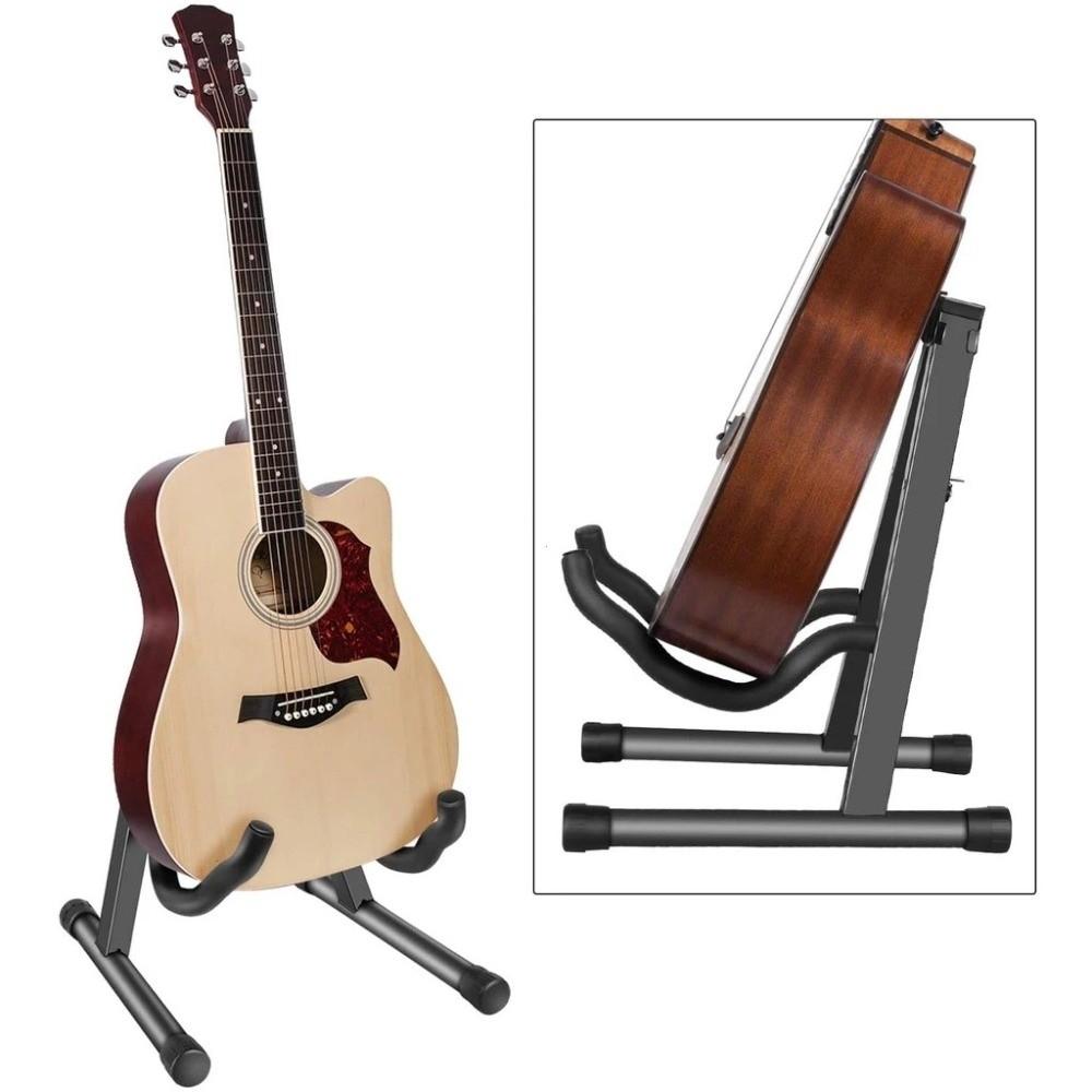 Metal Universal a Frame Floor Stand a-Frame Portable Guitar Rack Electric Guitar Bracket Banjo