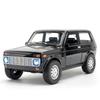 1/18 LADA NIVA Klassisk bil Legering Bilmodell Diecasts Metallleketøy Kjøretøy Bilmodell Simulering Lyd og lys Samling Barnegave