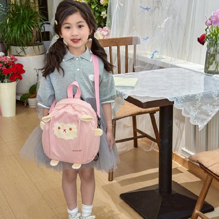 Child Crossbody Bag Cute Cartoon Sheep Backpack Lovely Backpack Kid School Bag