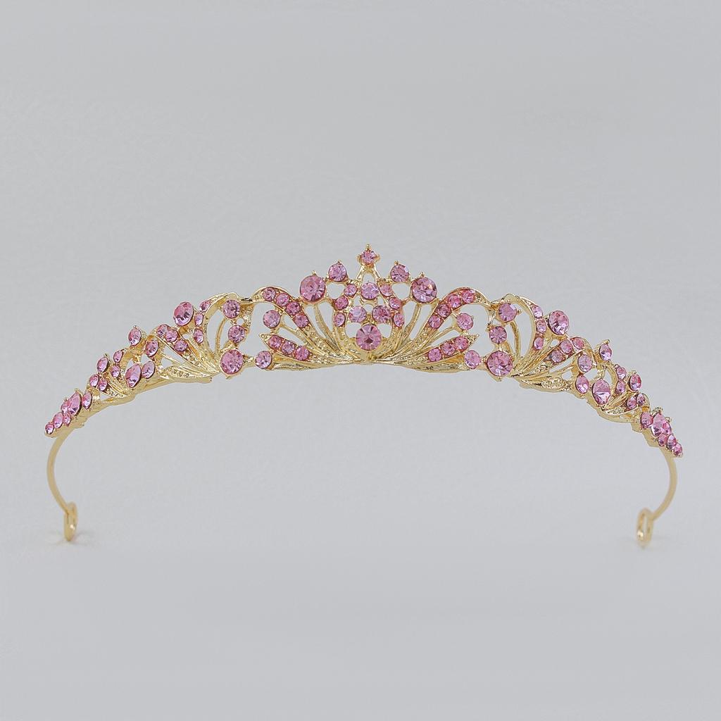 High-End European Crystal Queen Bridal Headgear Crown Princess Crown Wedding Hair Accessories Wedding Dress High-End Sense Accessories
