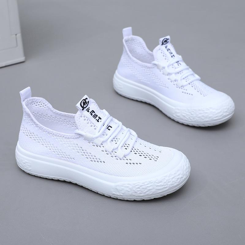 Net Shoes Women's 2025 New Summer Women's Shoes Thin Xiaoxiangfeng Fisherman Shoes Breathable Hollow Soft Sole Casual Sports Shoes