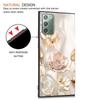Rose Love Heart Gold Case for Samsung Galaxy Note 20 Ultra 10 Plus 9 8 TPU Phone Cover Note 10 Lite Soft Shell Funda Capa
