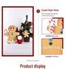 Gingerbread Man Christmas Ornaments & Photography Props for Tree & Window Decor, Children's Gifts